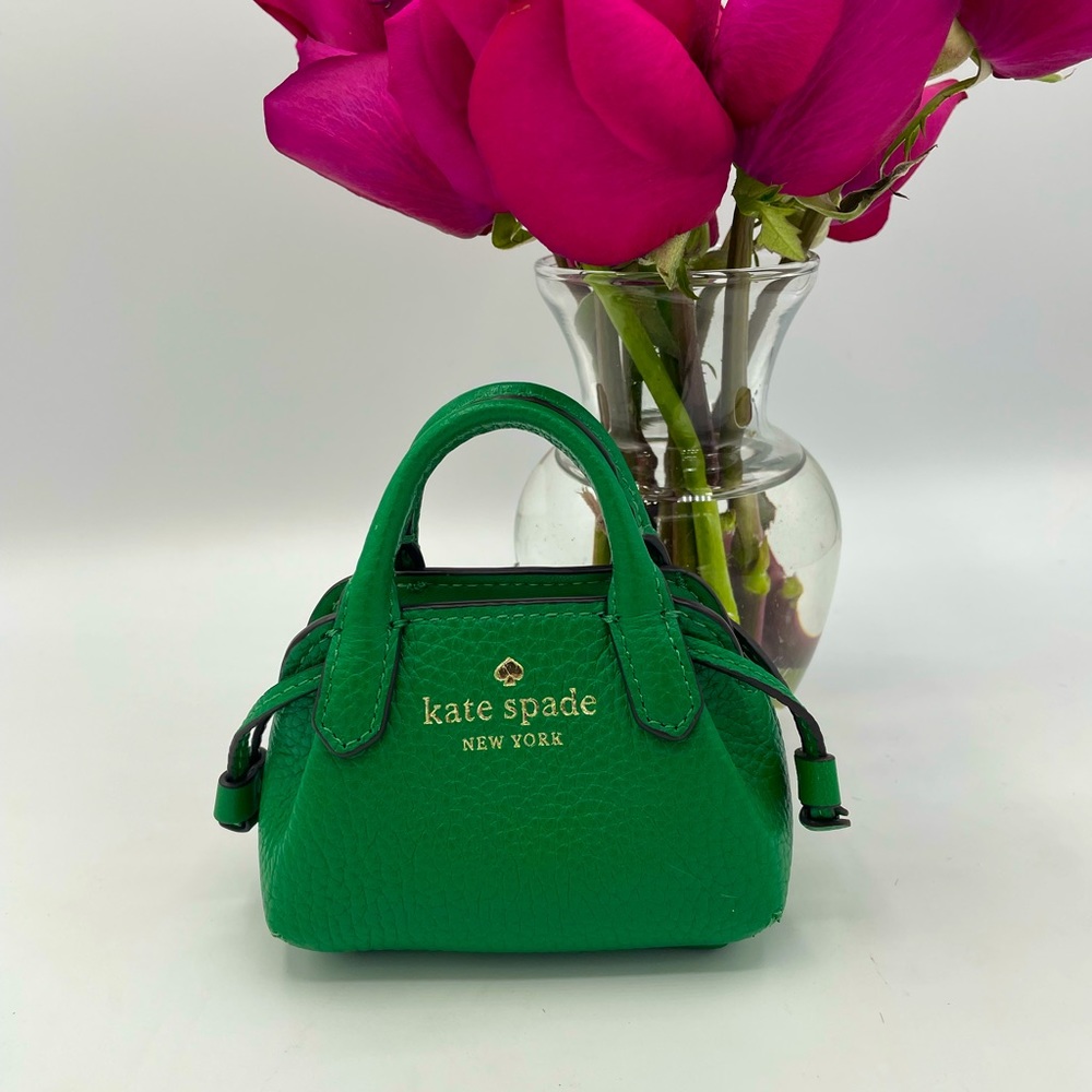Kate Spade Kelly Green Handbag Keychain